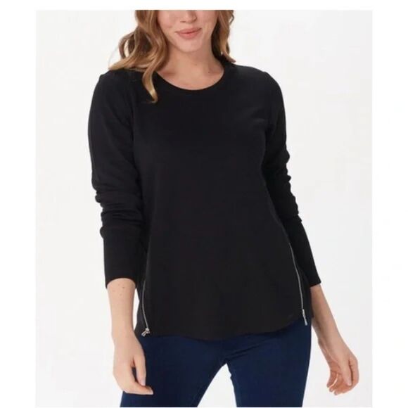 NWT Universal Standard Riley Raglan Zip Pullover XS - Picture 1 of 8